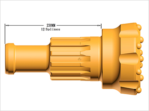 mission 40 well drilling DTH hammer button drill bit