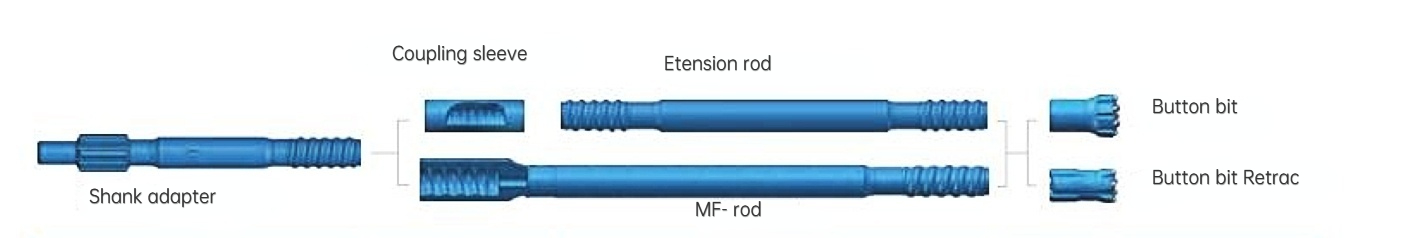 R32 Threaded Rock Drill Button Bit 