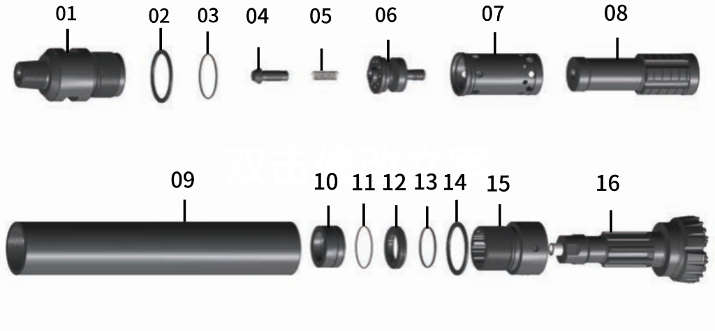 DTH 380 Hammer for Down The Hole Drilling - 副本