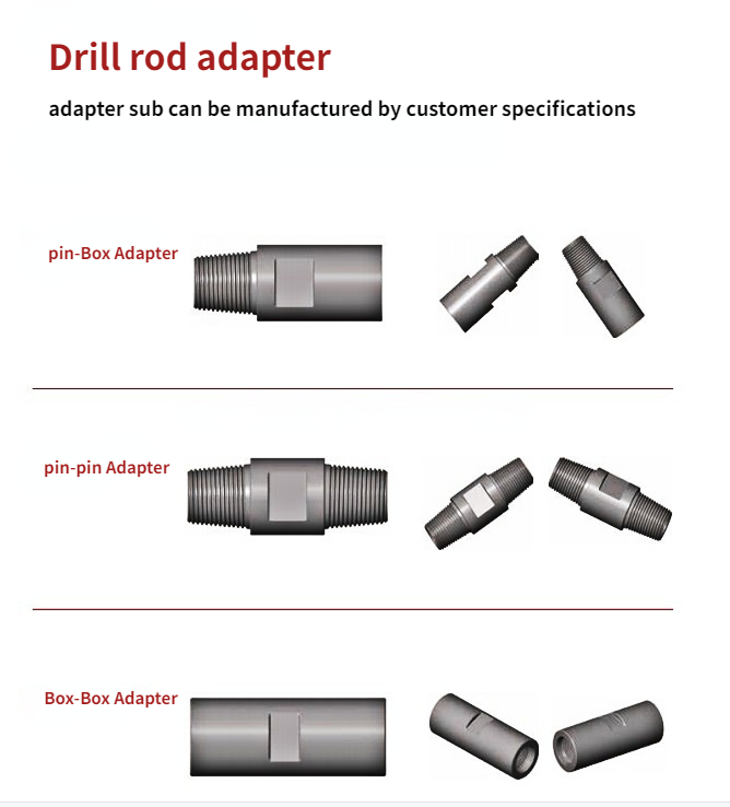 Drilling Rod Couplings /lock joint drill pipe coupling