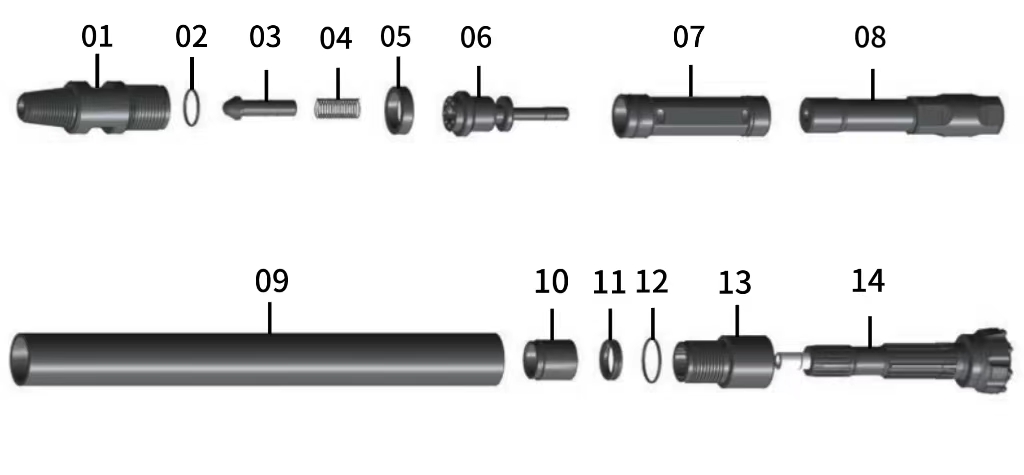 Optimize Your Rock Drilling with QL DTH Hammer 