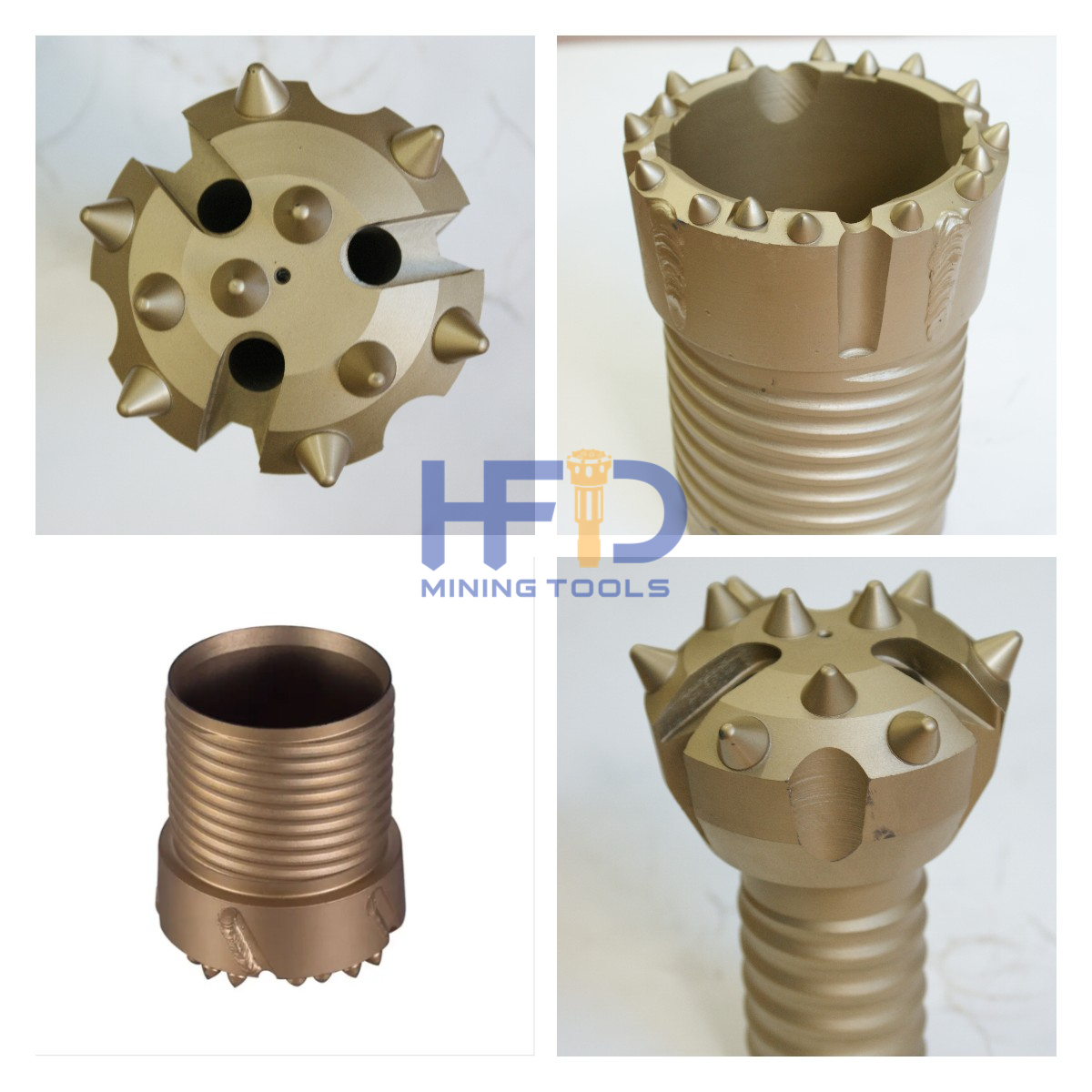 Double Casing Rock Drilling Bits Crown Bit