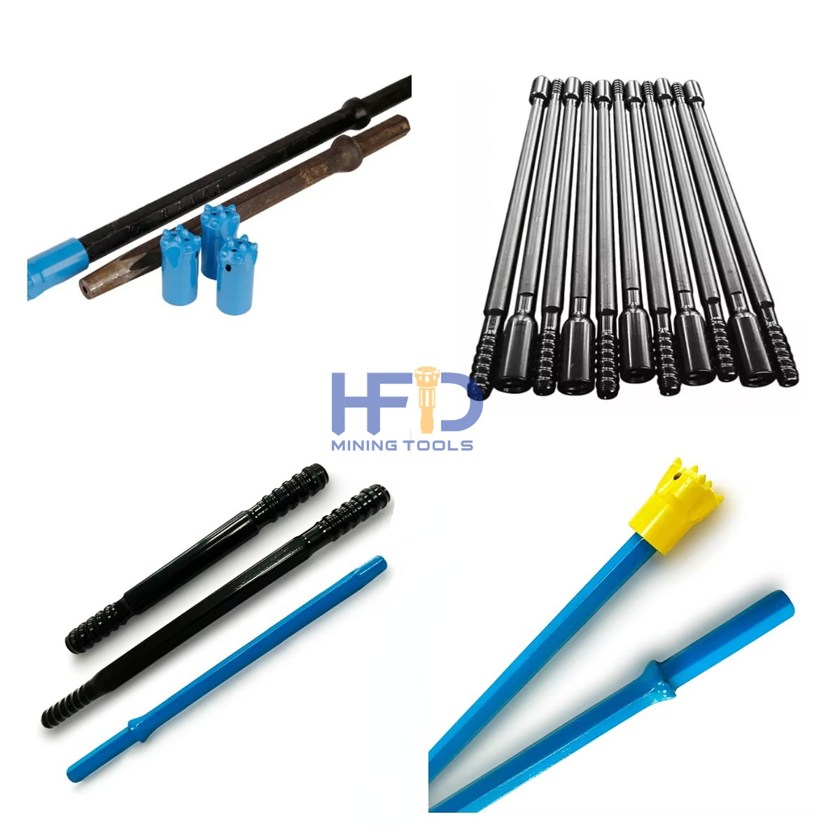 Mining Rock Hexagonal Hollow Steel Tapered Drill Rod